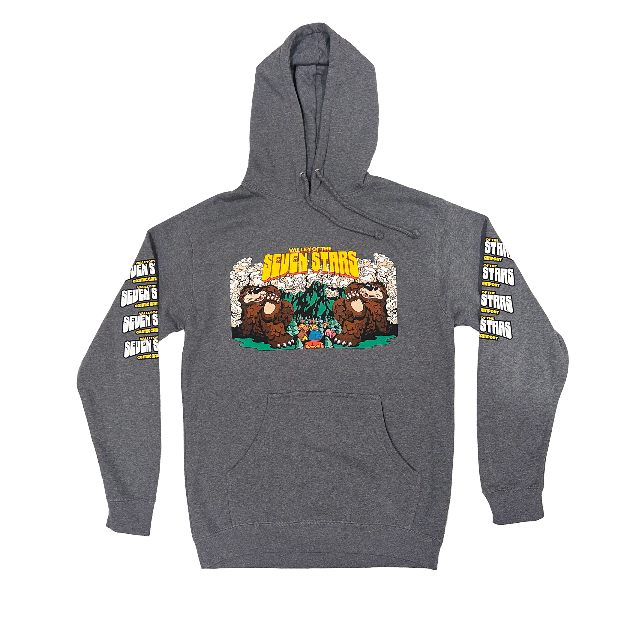 "From VA With Love" 7S Fest Pullover Hoodie in Dark Heather