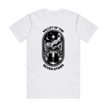 7S VALLEY VIEW READY-TO-DYE DIY T-SHIRT IN WHITE