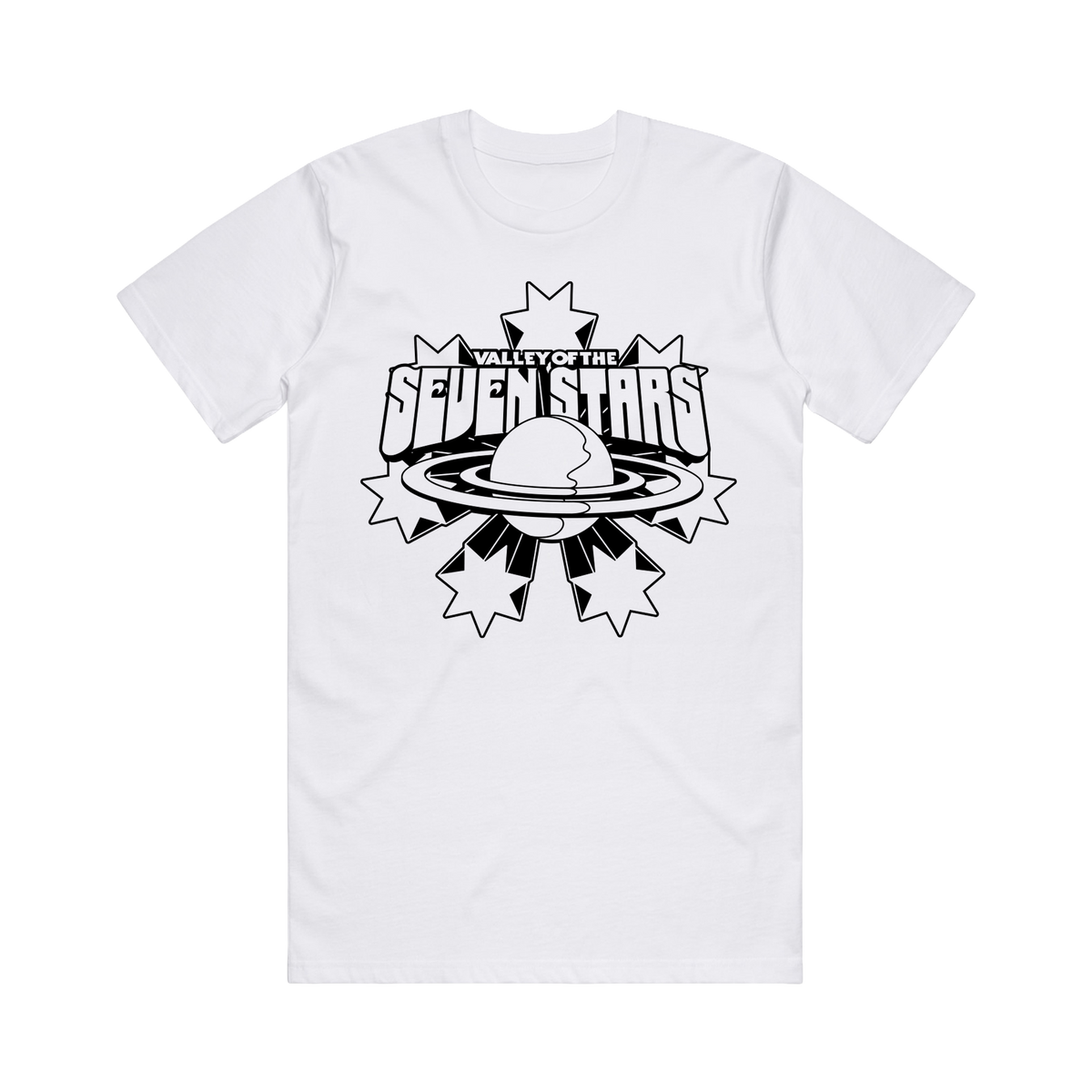 7S STARBURST READY-TO-DYE DIY T-SHIRT IN WHITE