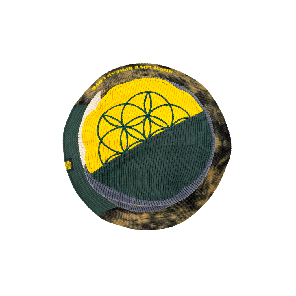 GRiZ - WILD-STYLE CORDUROY PATCHWORK BUCKET HAT