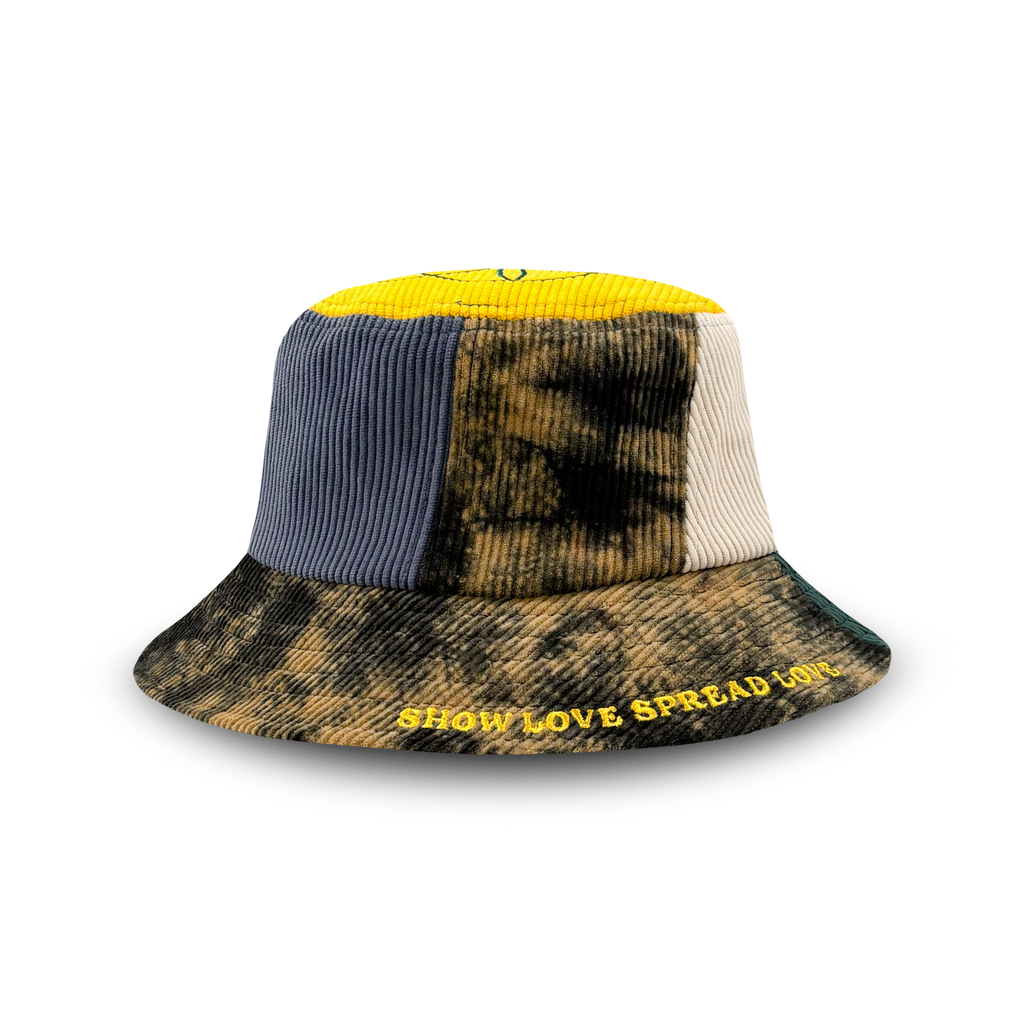 GRiZ - WILD-STYLE CORDUROY PATCHWORK BUCKET HAT