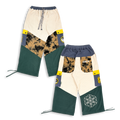 GRiZ - WILD-STYLE CORDUROY PATCHWORK HAREM SWEATPANTS
