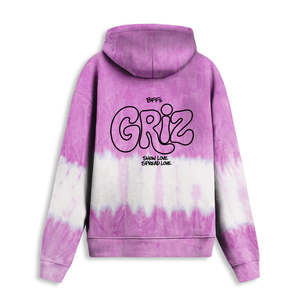 GRiZ - BFF'S HOODIE IN LAVENDER WAVE DYE