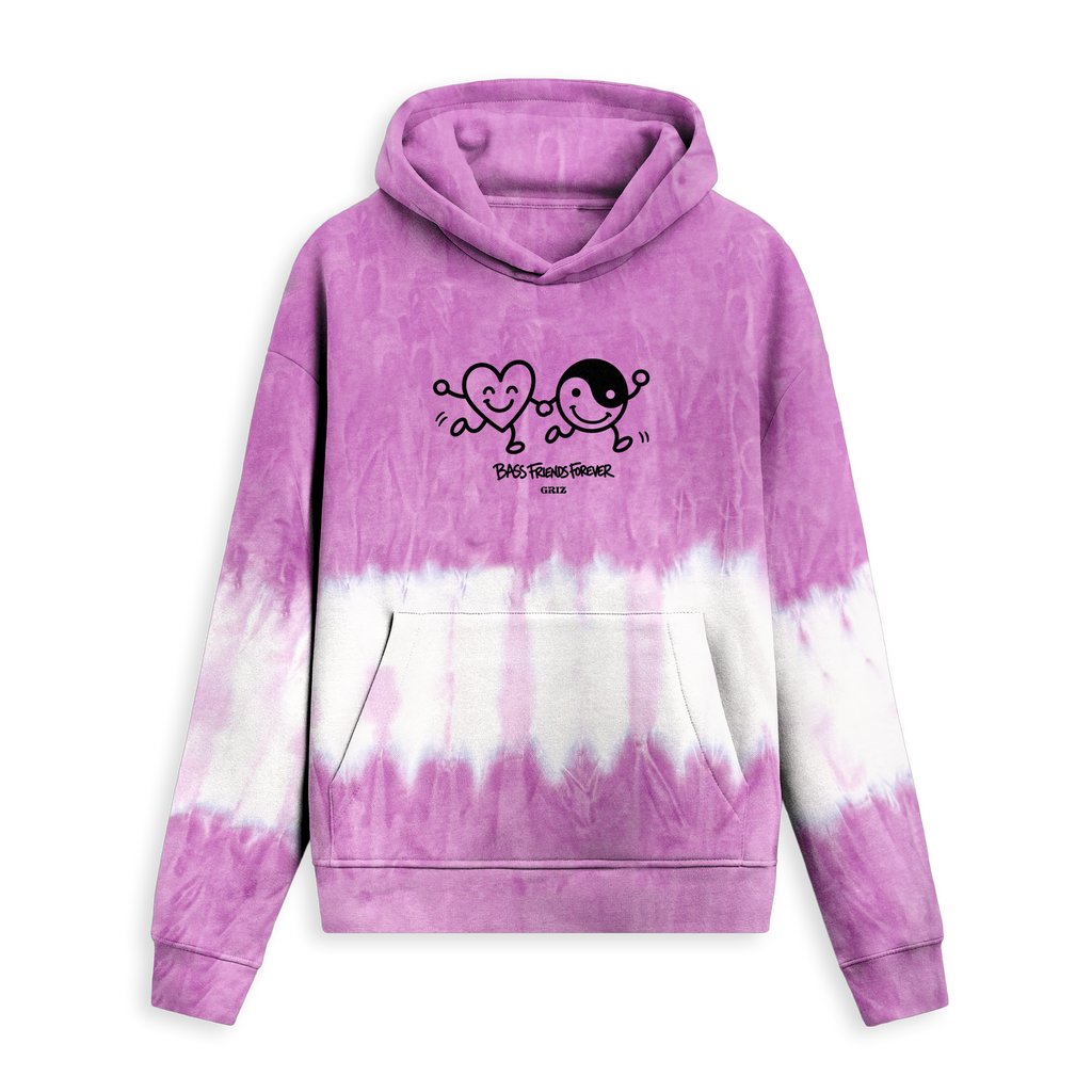 GRiZ - BFF'S HOODIE IN LAVENDER WAVE DYE