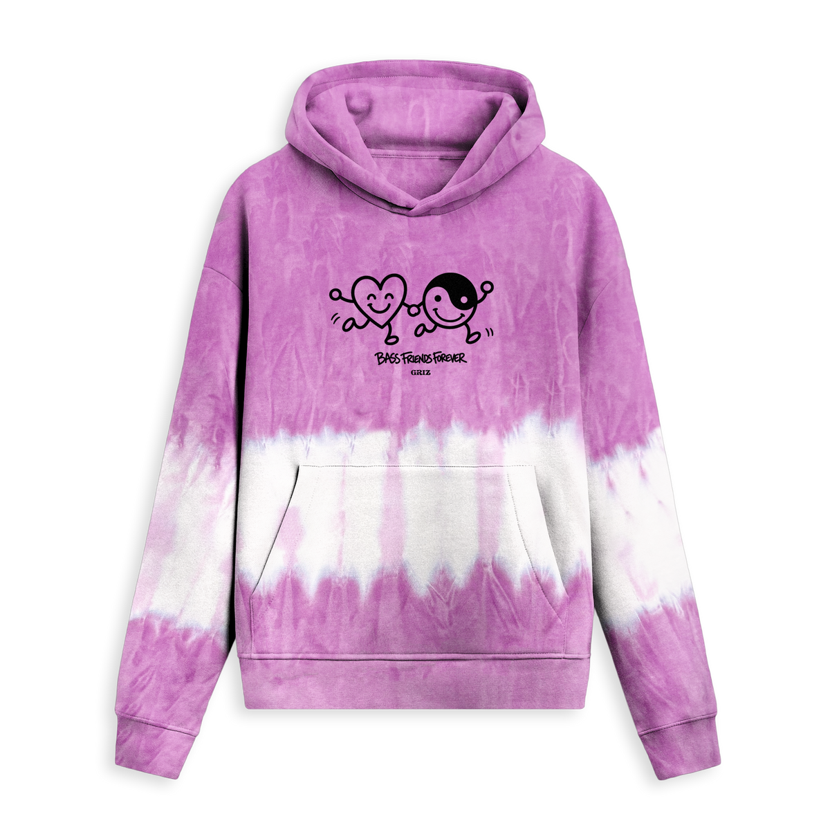 GRiZ - BFF'S HOODIE IN LAVENDER WAVE DYE