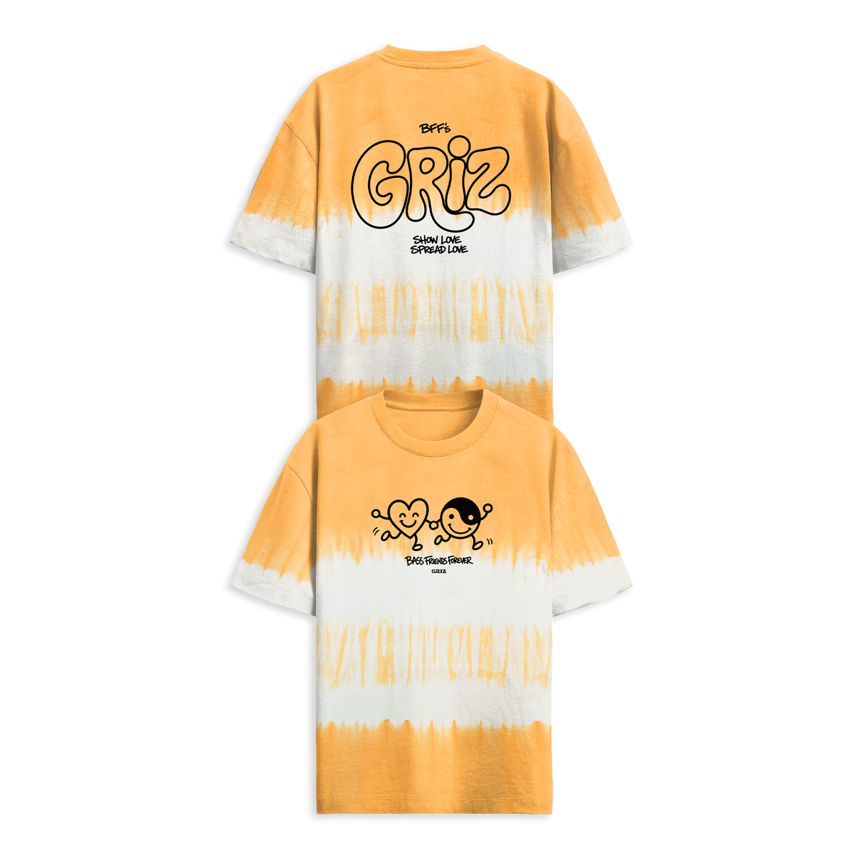 GRiZ - BFF'S TEE IN GOLDEN WAVE DYE