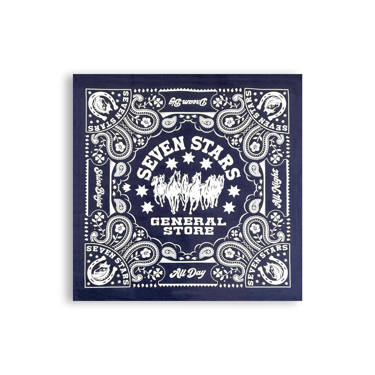 7S GENERAL STORE - BANDANA IN BLUE