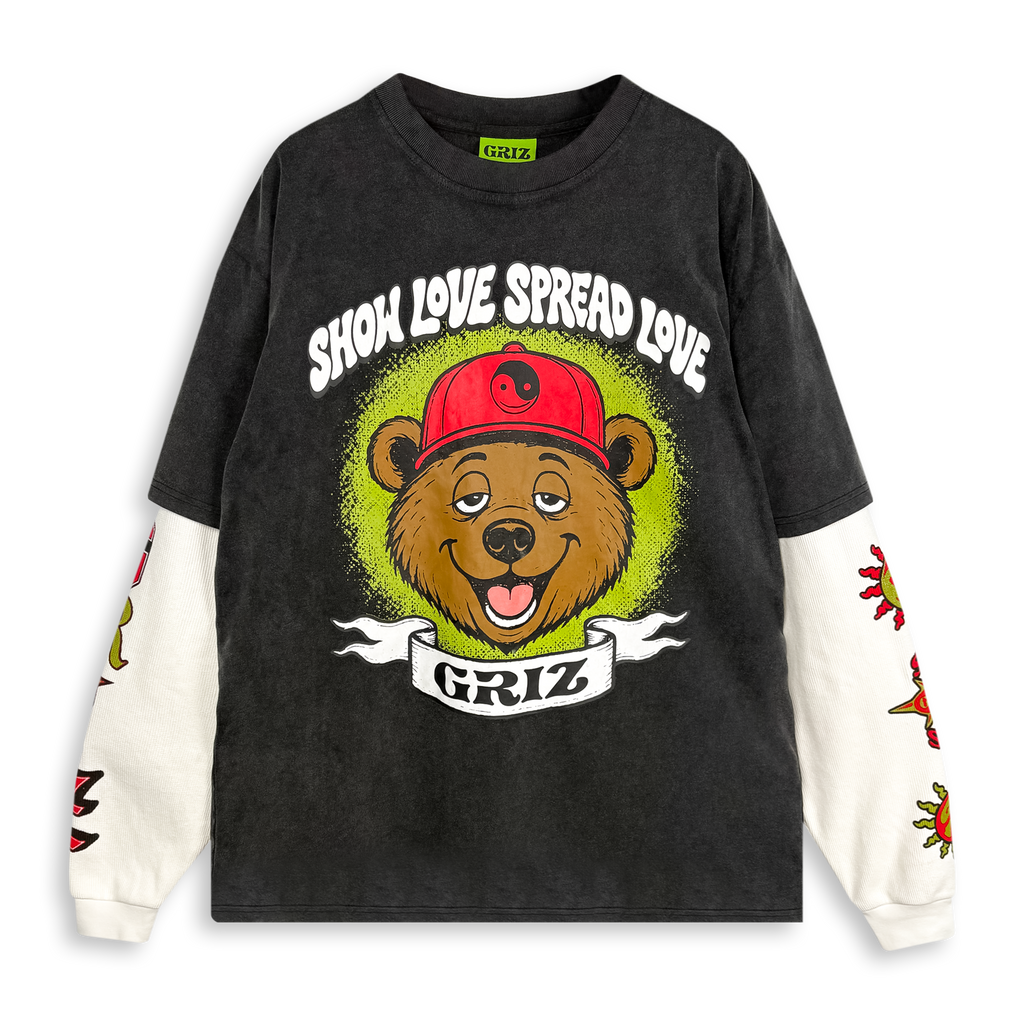 GRiZ - MR. B'S 1990'S THERMAL LONG SLEEVE TEE