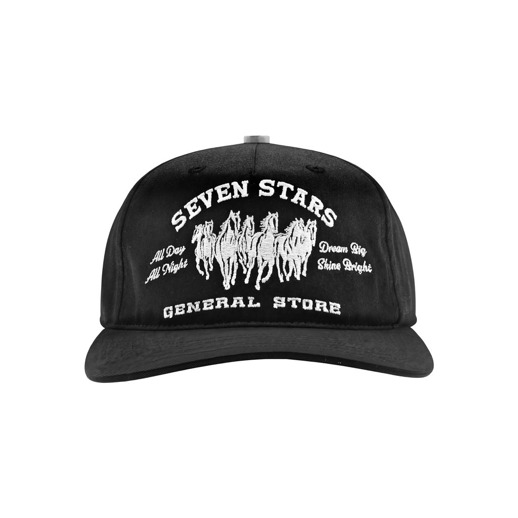 7S GENERAL STORE - CLASSIC LOGO SNAPBACK IN BLACK