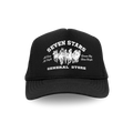 7S GENERAL STORE - CLASSIC LOGO TRUCKER HAT IN BLACK