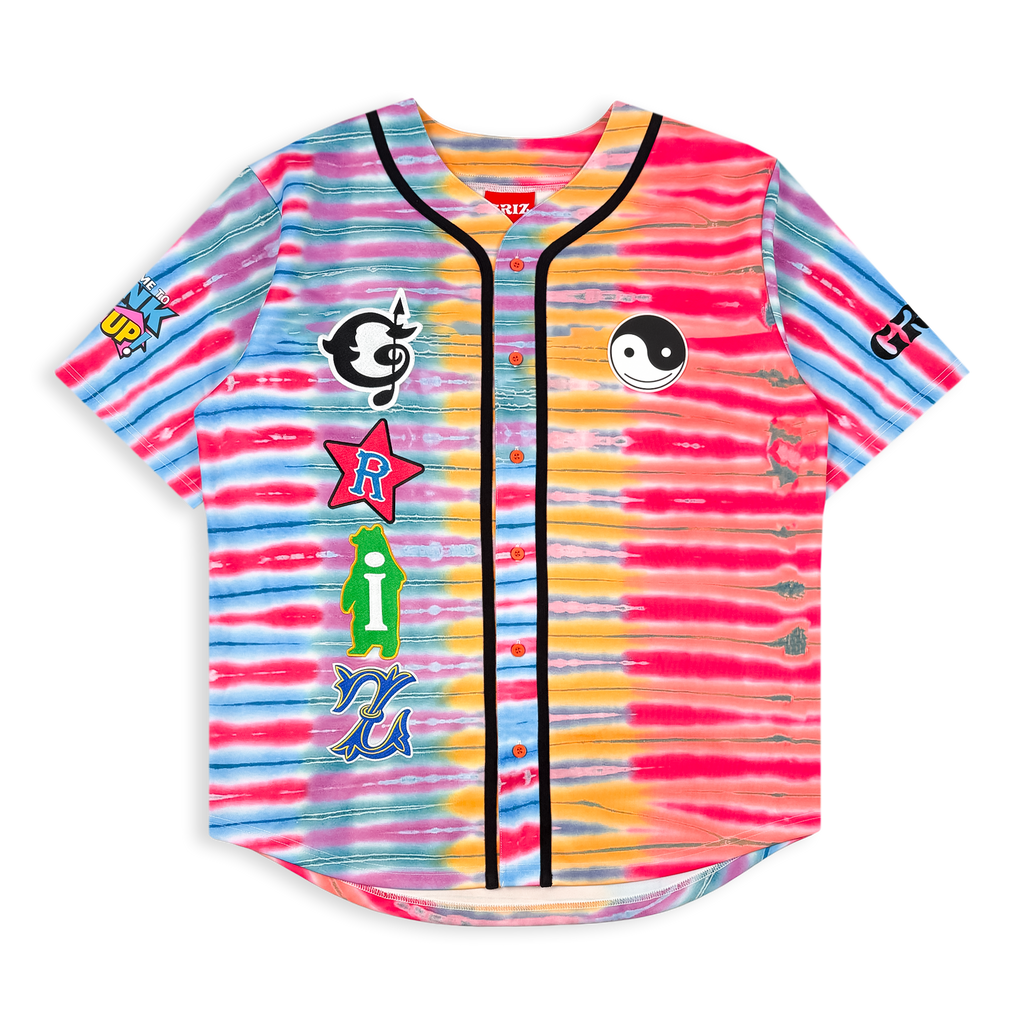 GRiZ - RAINBOW RIPPLE DYE BASEBALL JERSEY