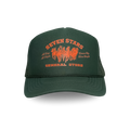 7S GENERAL STORE - CLASSIC LOGO TRUCKER HAT IN EVERGREEN