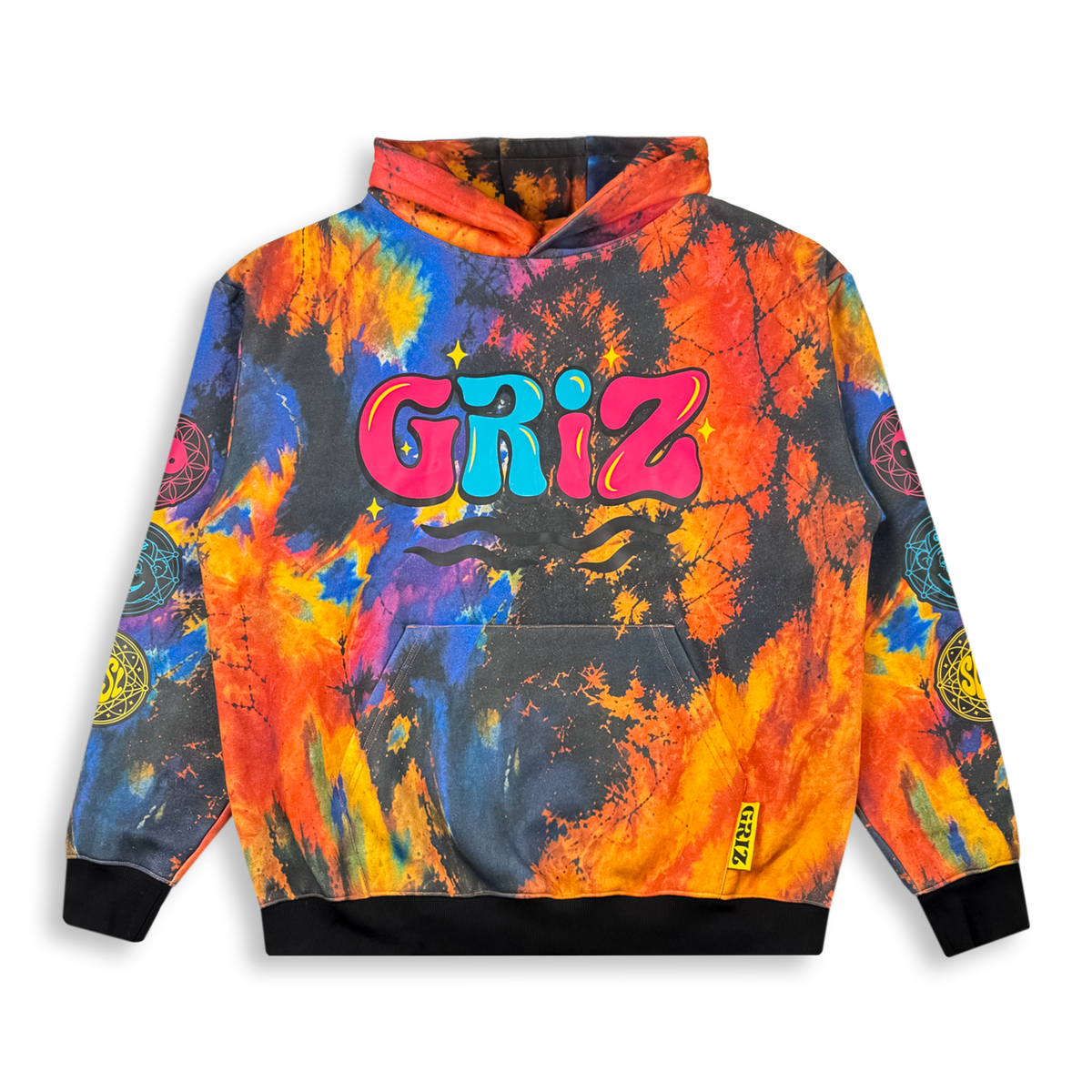 GRiZ - LET IT BE PULLOVER HOODIE IN SOLAR FLAIR DYE