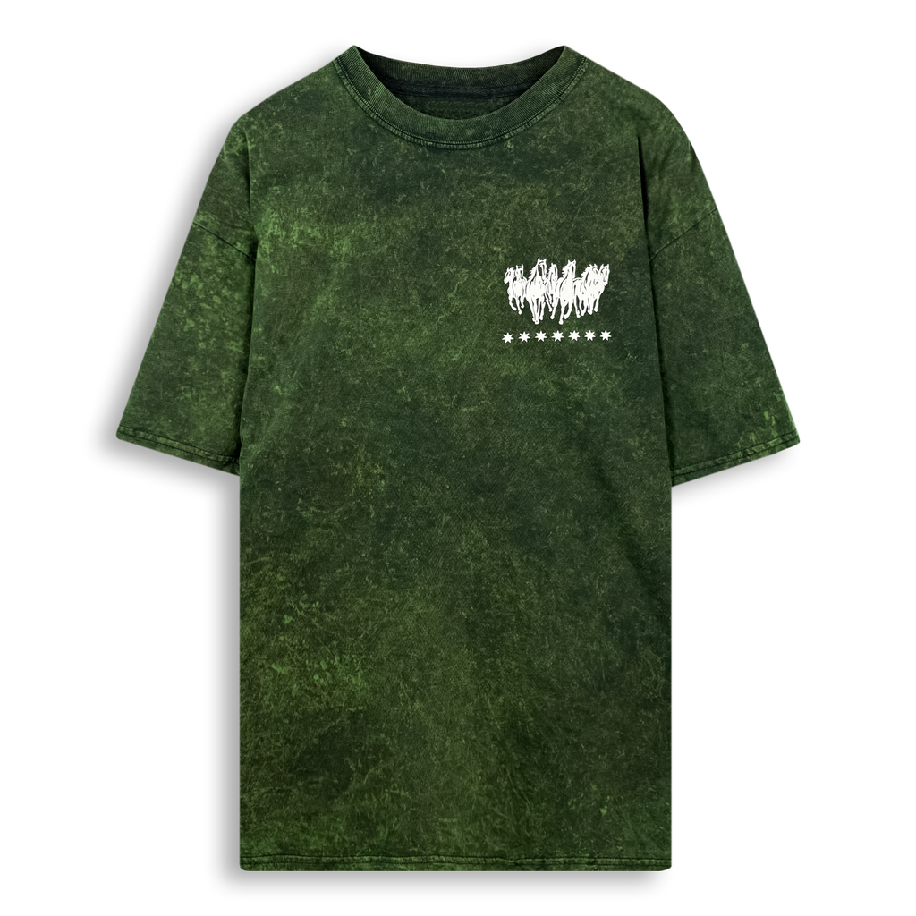 7S GENERAL STORE - HORSE SHOE TEE IN MOSS