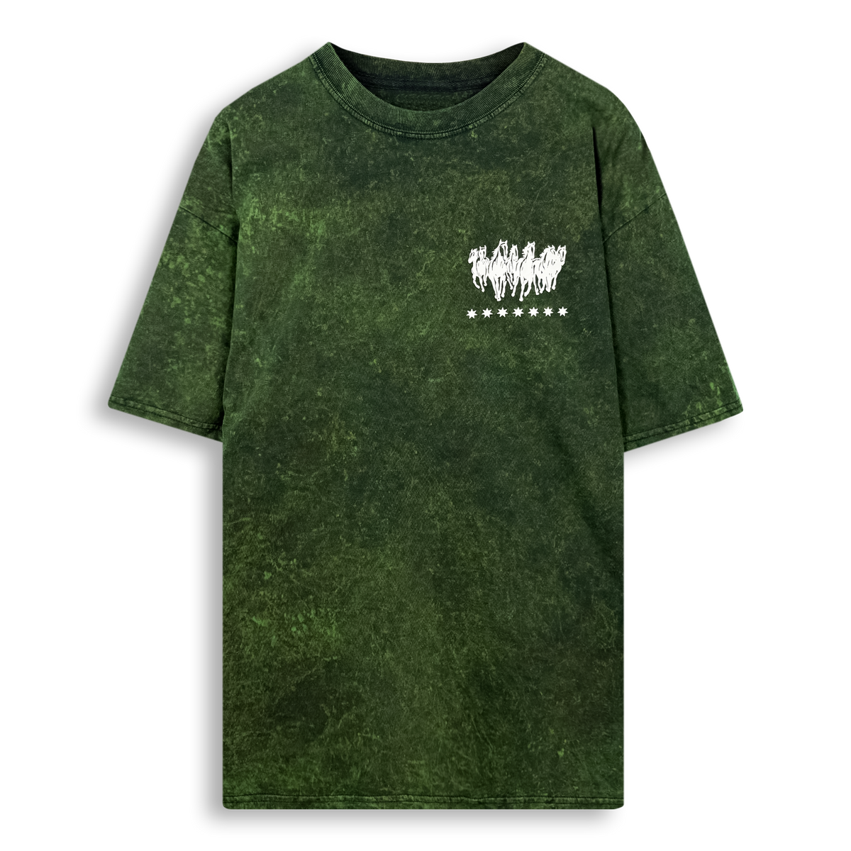 7S GENERAL STORE - HORSE SHOE TEE IN MOSS