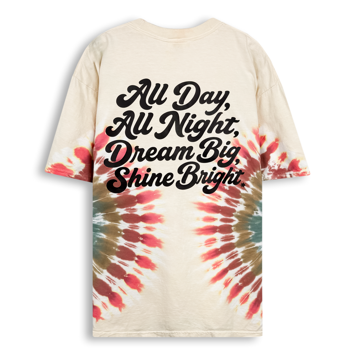 7S GENERAL STORE - CIRCLE LOGO TEE IN DESERT HOURGLASS DYE