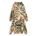 7S GENERAL STORE - CIRCLE LOGO HOODIE IN HAYSTORM TIE DYE