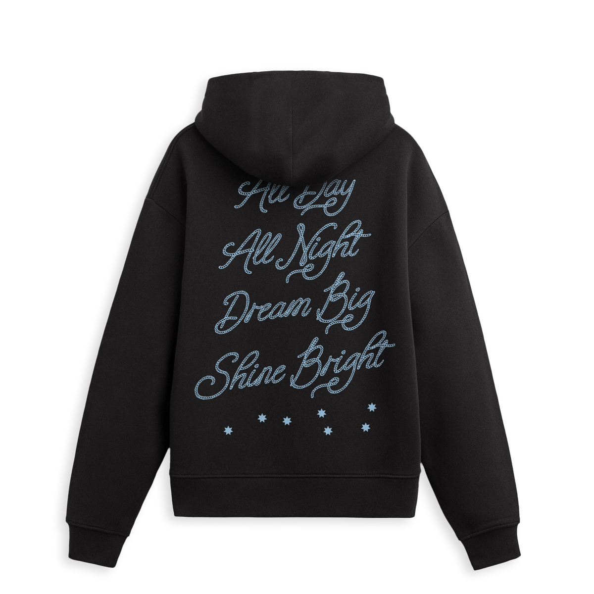 7S GENERAL STORE - CLASSIC LOGO HOODIE IN BLACK