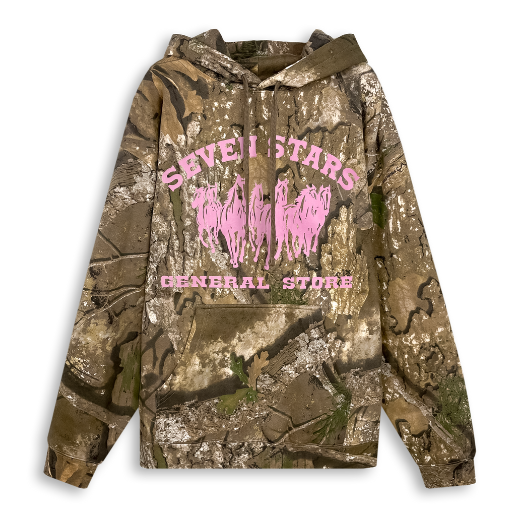 7S GENERAL STORE - CLASSIC LOGO HOODIE IN CAMO