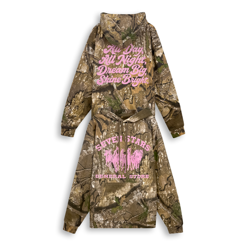 7S GENERAL STORE - CLASSIC LOGO HOODIE IN CAMO