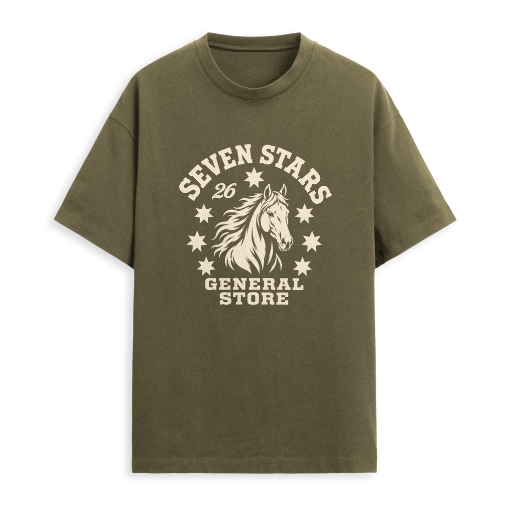 7S GENERAL STORE - STEED TEE IN MUD