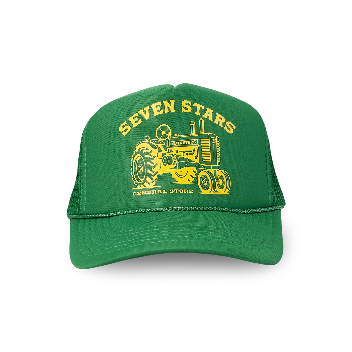 7S GENERAL STORE - CLASSIC LOGO TRUCKER HAT IN GREEN