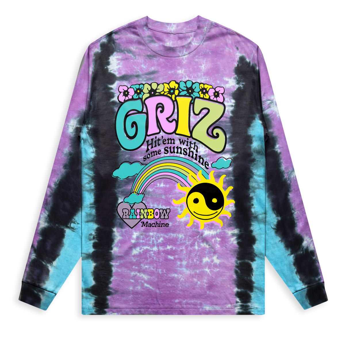 GRiZ - HIT 'EM WITH SOME SUNSHINE LAVENDER SKYE DYE LONG SLEEVE
