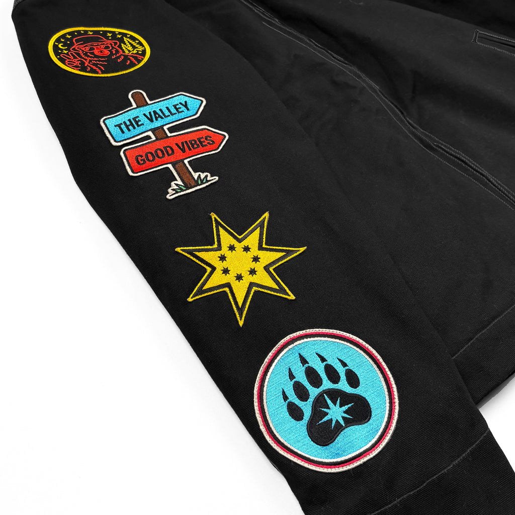 SEVEN STARS - '26 FLANNEL-LINED CANVAS ZIP CHORE JACKET