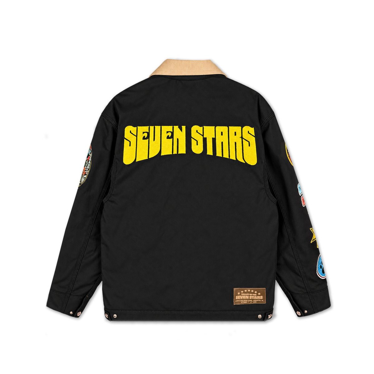 SEVEN STARS - '26 FLANNEL-LINED CANVAS ZIP CHORE JACKET