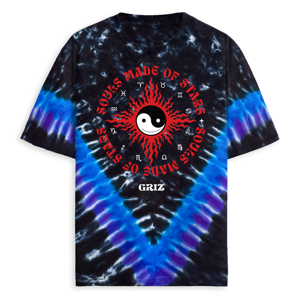 GRiZ - MIND'S EYE TEE IN MIDNIGHT VEE DYE