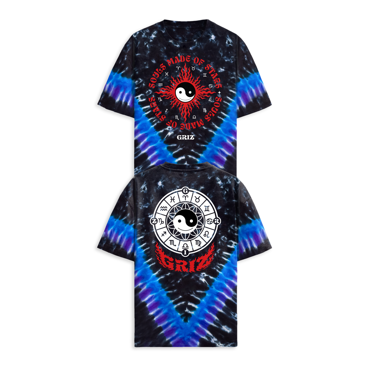 GRiZ - MIND'S EYE TEE IN MIDNIGHT VEE DYE
