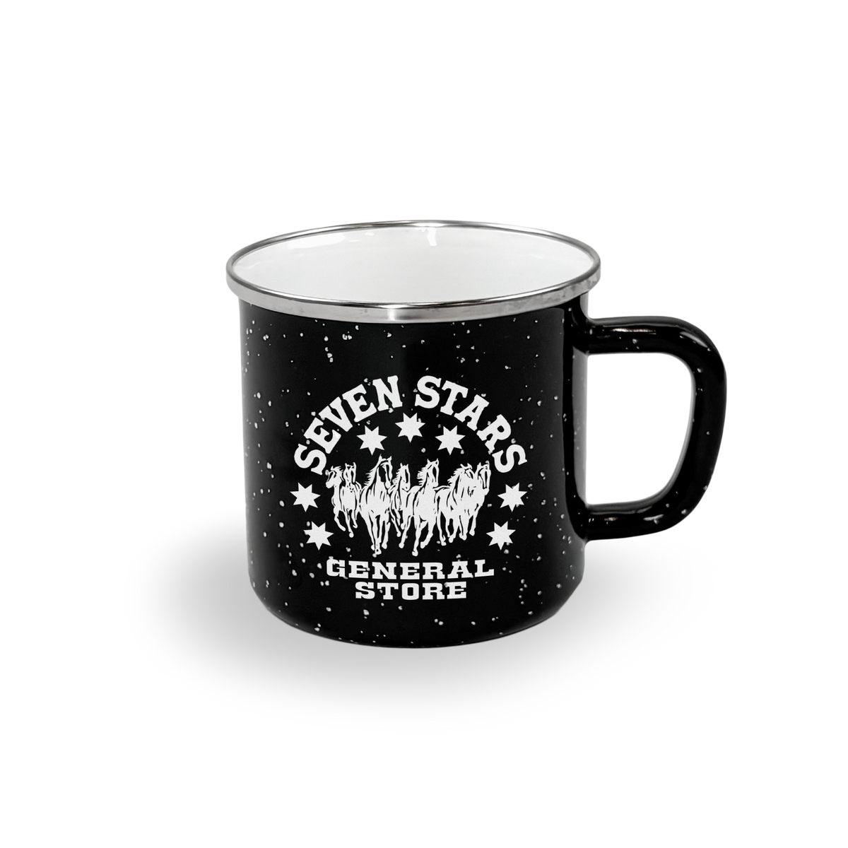 7S GENERAL STORE - CAMP MUG IN COFFEE BLACK