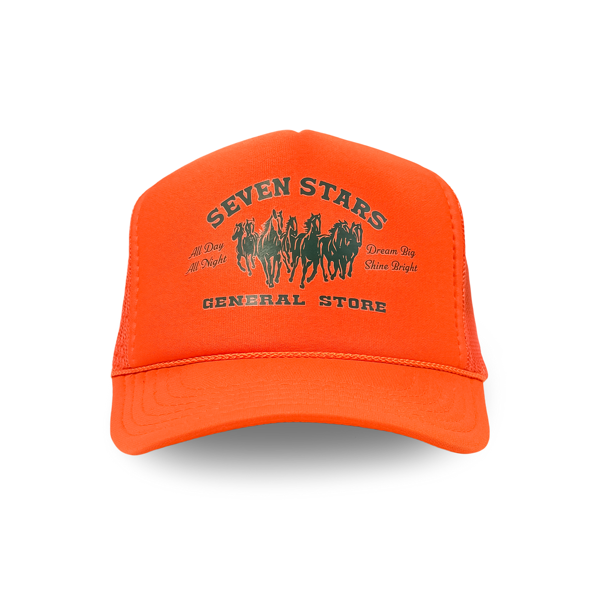 7S GENERAL STORE - CLASSIC LOGO TRUCKER HAT IN HUNTER