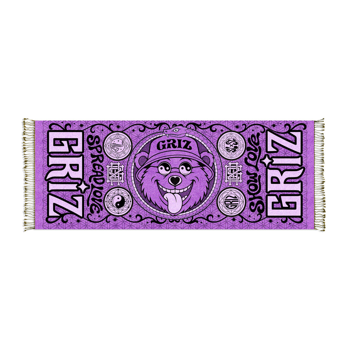 GRiZ - OURO-BEAROS KNIT PASHMINA IN LILAC DUST