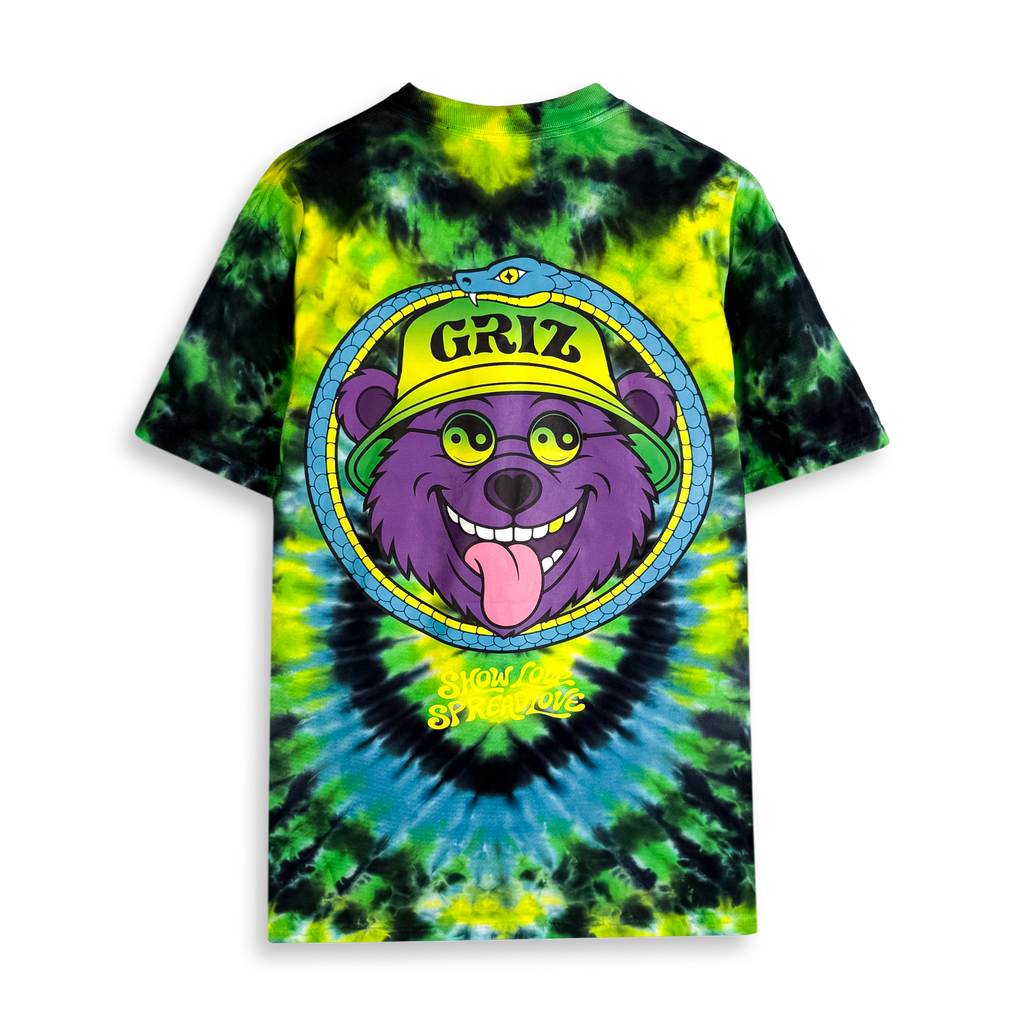 GRiZ - OURO-BEAROS TEE IN SLIME DADDDY GREEN