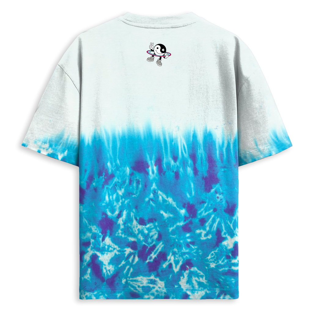 GRiZ - PLANET GRIZ TEE IN WATERFALL TIE DYE