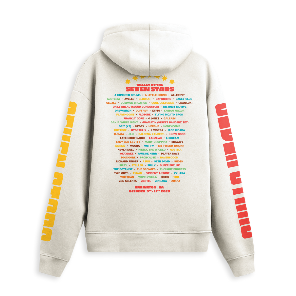 SEVEN STARS - '26 LINE UP HOODIE IN CREAM