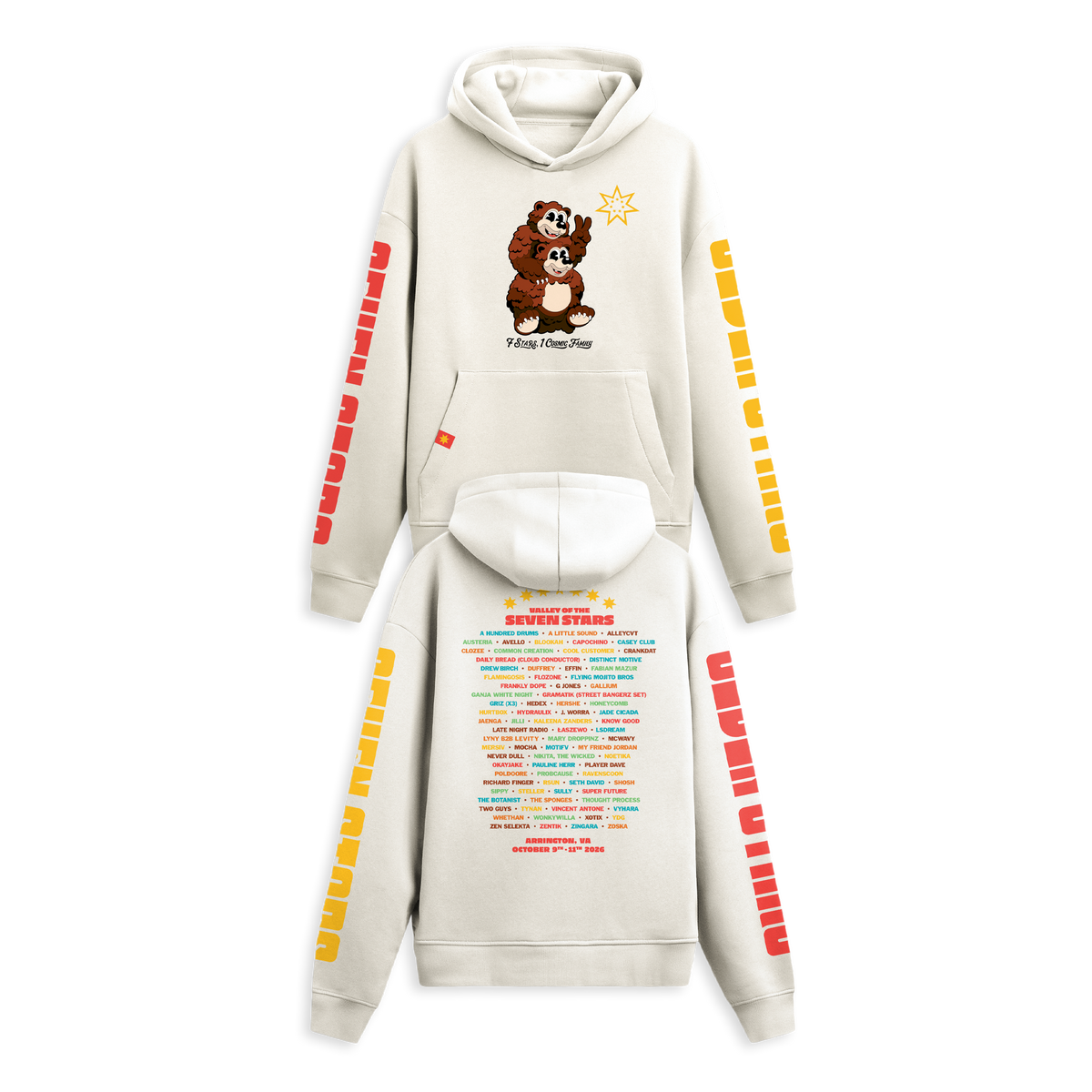 SEVEN STARS - '26 LINE UP HOODIE IN CREAM
