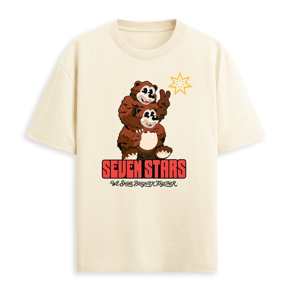 SEVEN STARS - '26 LINE UP TEE IN CREAM