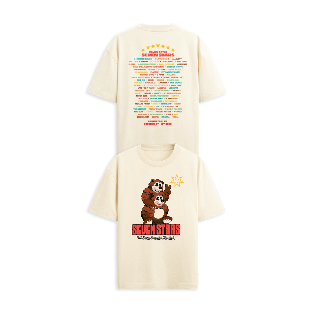 SEVEN STARS - '26 LINE UP TEE IN CREAM