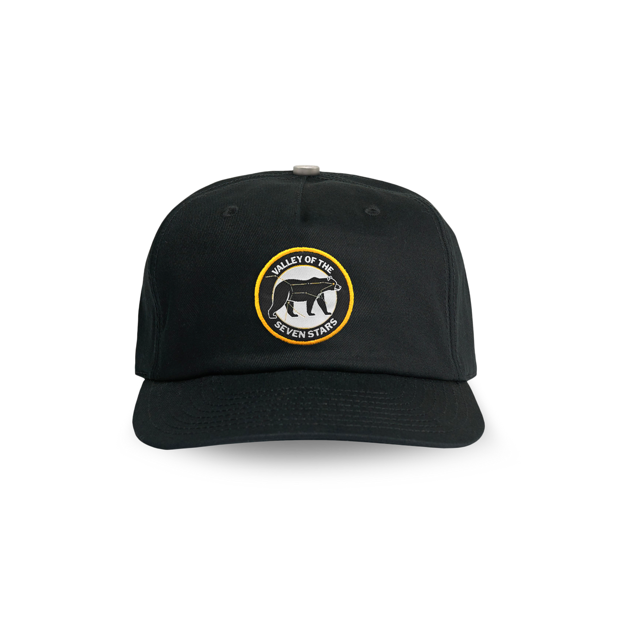 SEVEN STARS - BIG BEAR SNAPBACK HAT IN BLACK