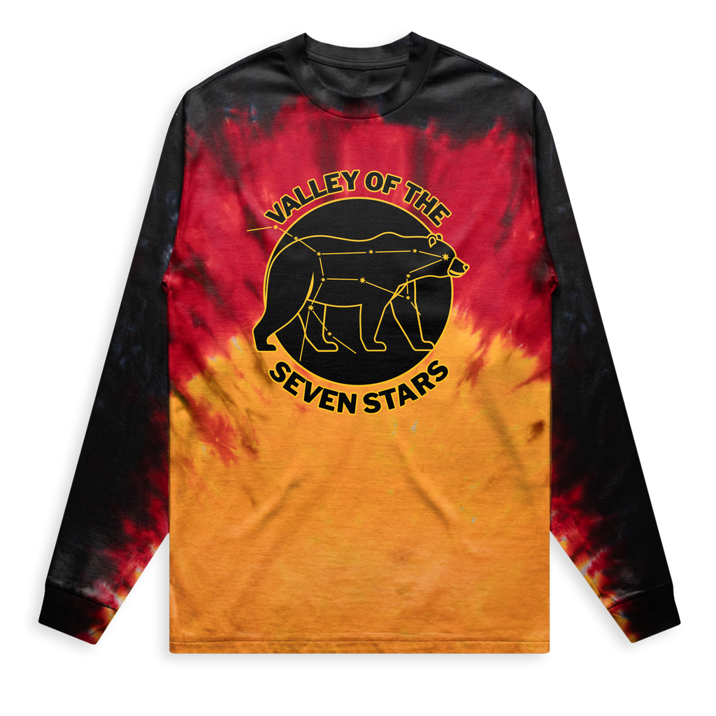 SEVEN STARS - BIG BEAR LINE UP LONG SLEEVE IN SUNRISE TIE DYE