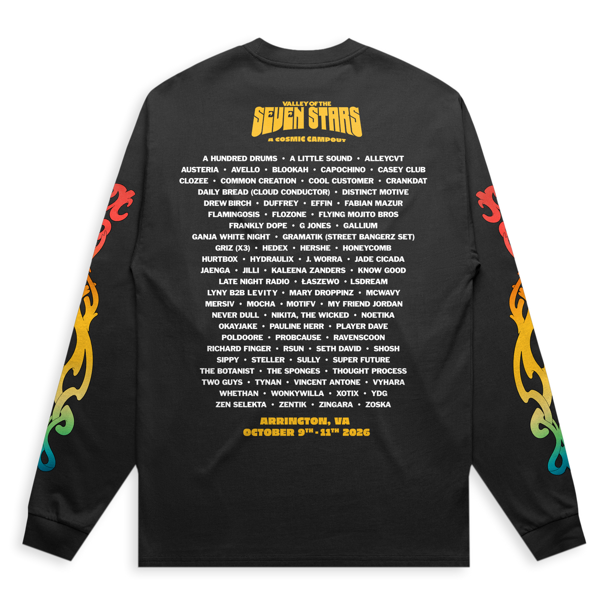 SEVEN STARS - COSMIC FAMILY LINE UP LONG SLEEVE
