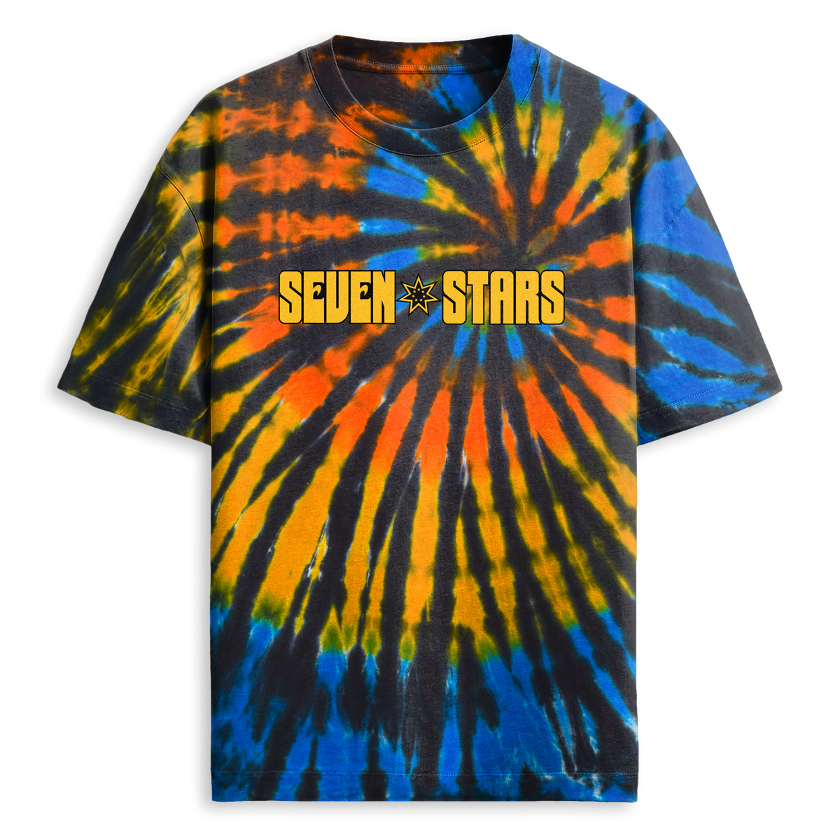 SEVEN STARS - PIGGY BACK BEARS TEE IN SOLSTICE SWIRL DYE