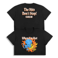 GRiZ - WHEN I'M HOT, DEVIL CROP TEE IN BLACK