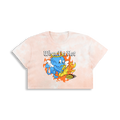 GRiZ - WHEN I'M HOT, ANGEL CROP TEE IN BURNOUT DYE