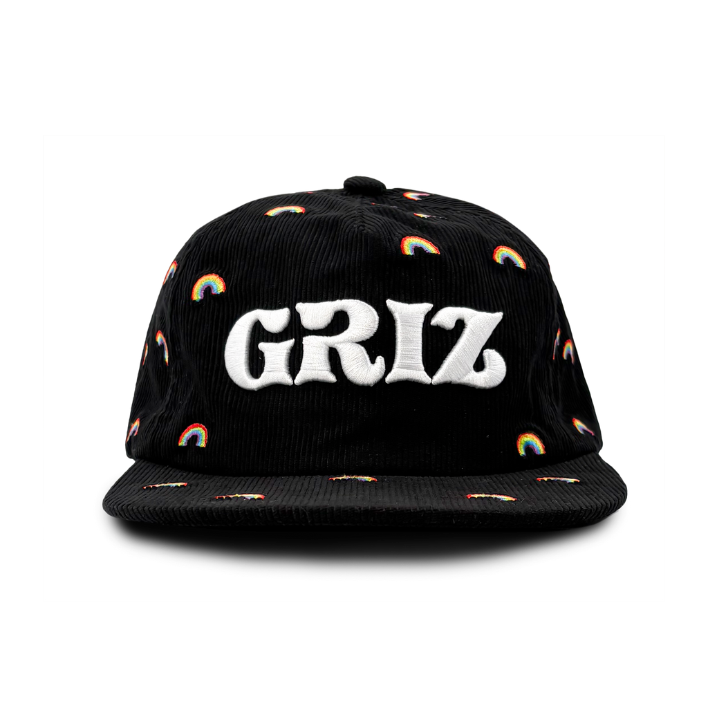 GRiZ - RAINBOW SHOWERS CORDUROY STRAPBACK HAT