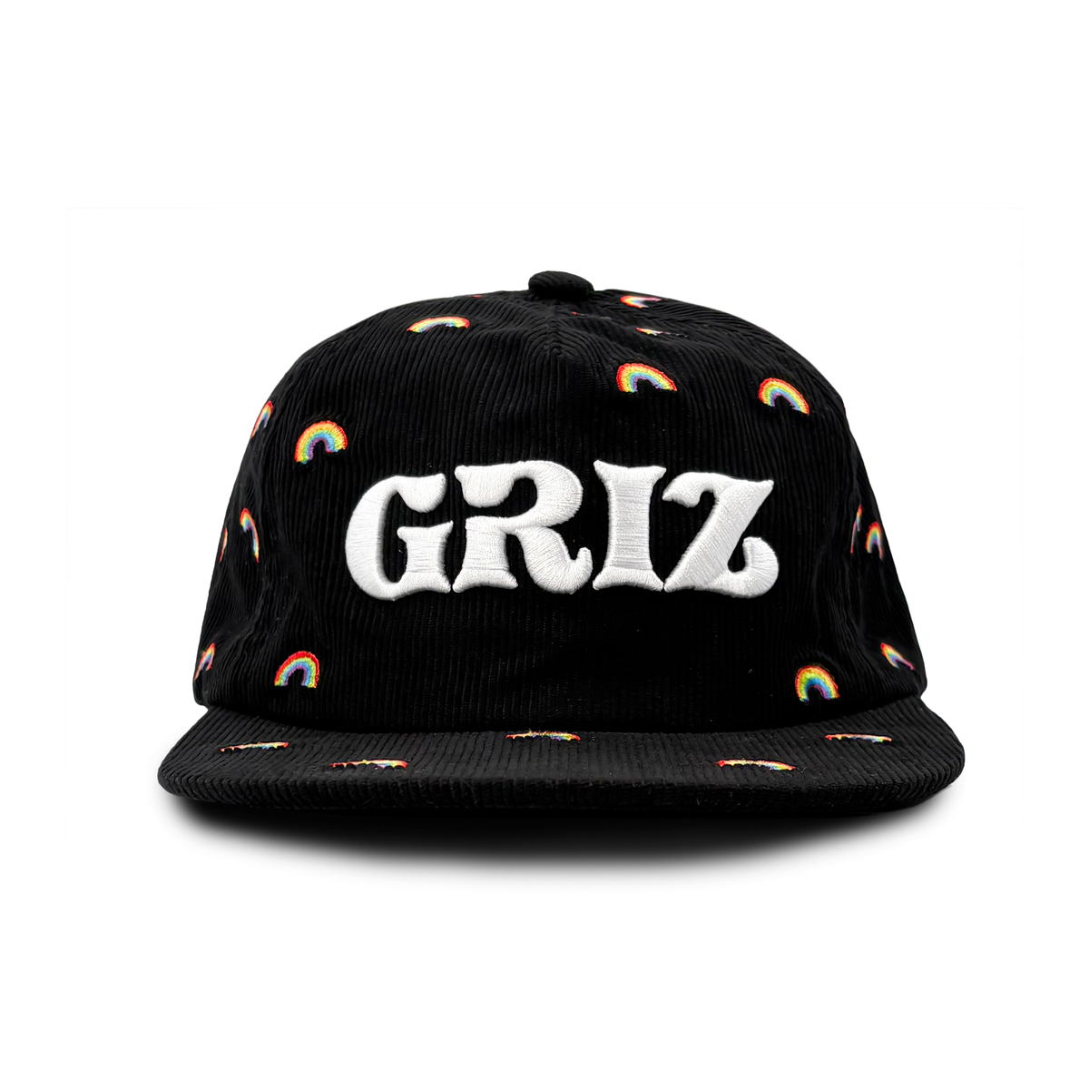 GRiZ - RAINBOW SHOWERS CORDUROY STRAPBACK HAT